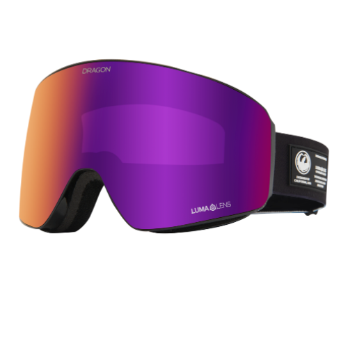 NEW Dragon Ski Goggles DR PXV BONUS /65 /BLACK PEAR L/ LLPURP LEION+LLAM MSRP $230