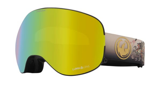 NEW Dragon Ski Goggles DR X2 BONUS /77 /EDO /LL GOLDION +LLL TROSE MSRP $230