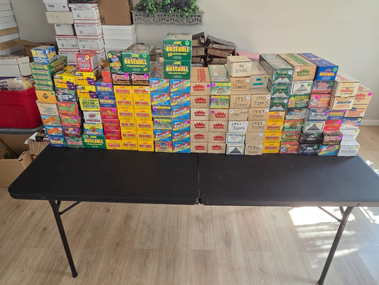 SEALED BASEBALL AND FOOTBALL CARD COMPLETE SETS FOR SALE