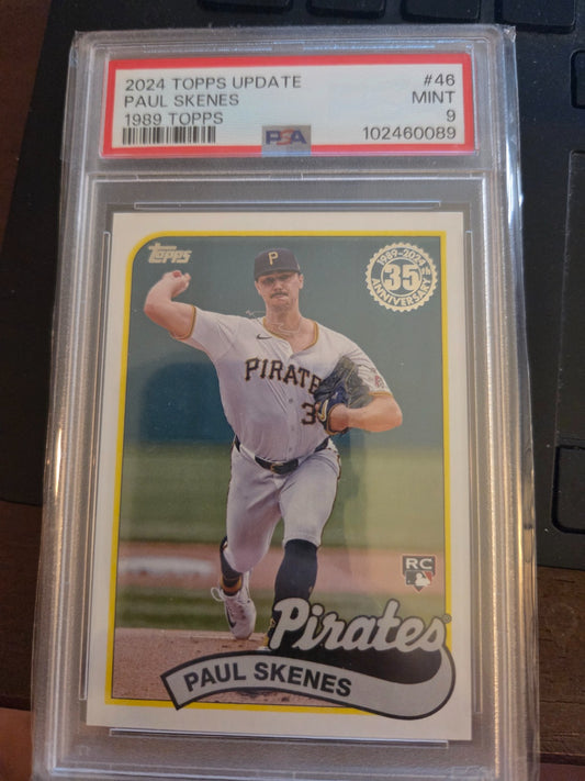 PAUL SKENES 2024 TOPPS UPDATE #46 PSA MINT 9
