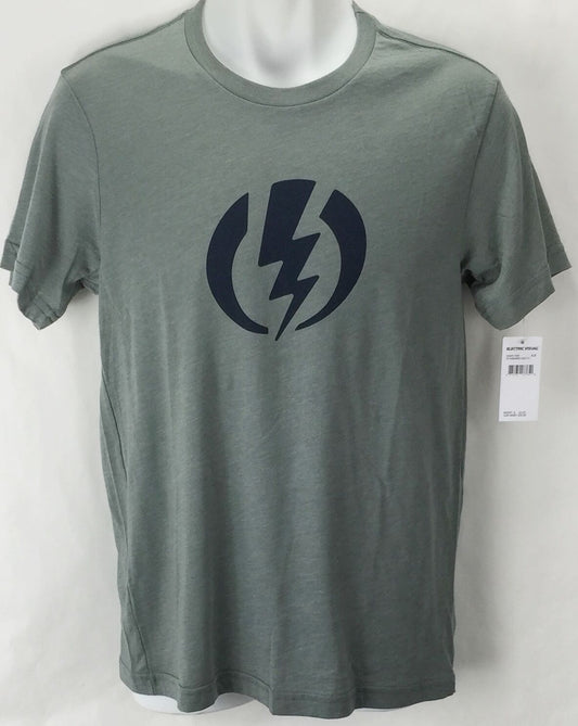 NEW Electric Standard Volt Gray Mens Medium Snow Skate Cotton Tee Shirt Msrp$22