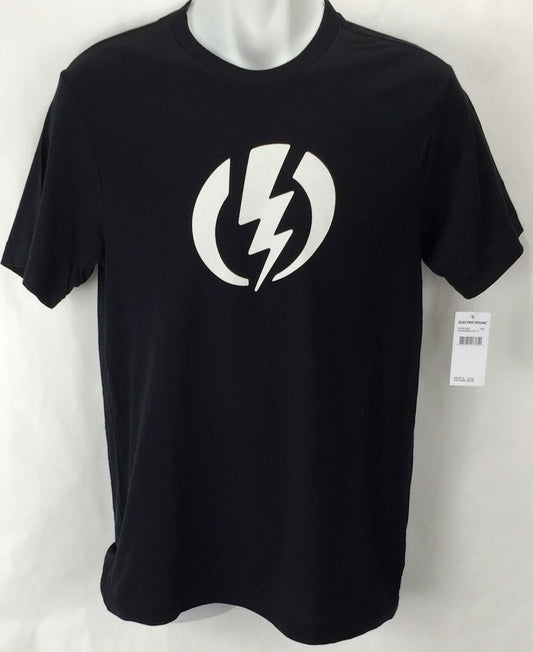 NEW Electric Standard Volt Black Mens Small Snow Skate Cotton Tee Shirt Msrp$22
