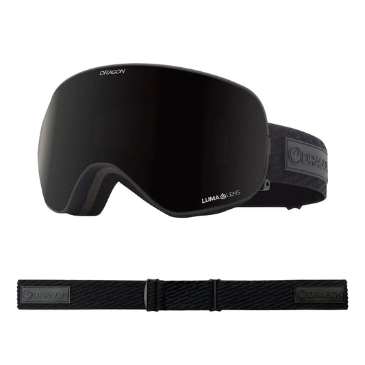 Dragon Ski Goggles DR X2S BONUS/72/MIDNIGHT/LLMIDNIGHT+LLVIOLE
