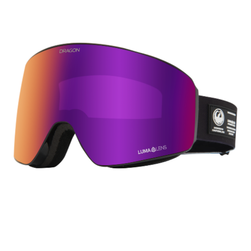 NEW Dragon Ski Goggles DR PXV BONUS/65/BLACKPEARL/LLPURPLEION+LLAM MSRP$230