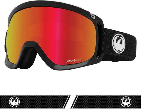 NEW Dragon Ski Goggles DR D3 OTG BONUS/50/FOLIAGE/LLDKSMK+LLAMBER MSRP$150