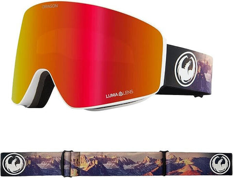 NEW Dragon Ski Goggles DR PXV BONUS/65/SIERRA/LLREDION+LLROSE MSRP$230