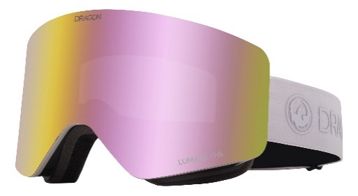 NEW Dragon Ski Goggles DR R1 OTG BONUS/63/LILAC/LLPINKION+LLDKSMK MSRP$230