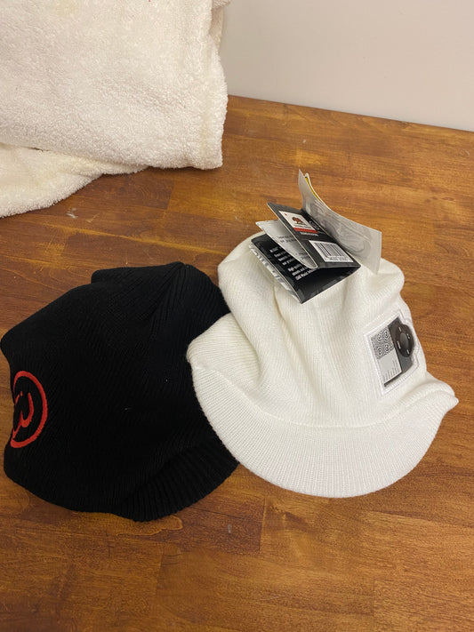 New Beanie Brand Snow Hats (Multiple colors and designs to choice from) with audio link