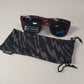 NEW Neff Chip Maroon Sunglasses + pouch Msrp$20