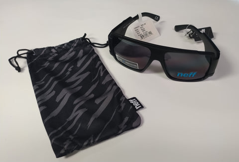NEW Neff Banks Black Sunglasses + pouch Msrp$20