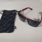 NEW Neff Chip Maroon Sunglasses + pouch Msrp$20