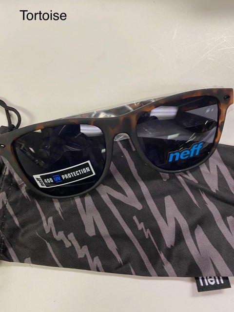 NEW Neff Chip Tortoise Sunglasses with pouch