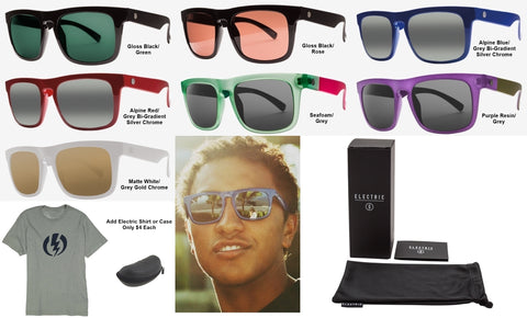 NEW Electric Mainstay Ohm Melanin Lens Square Mens Sunglasses Msrp$100