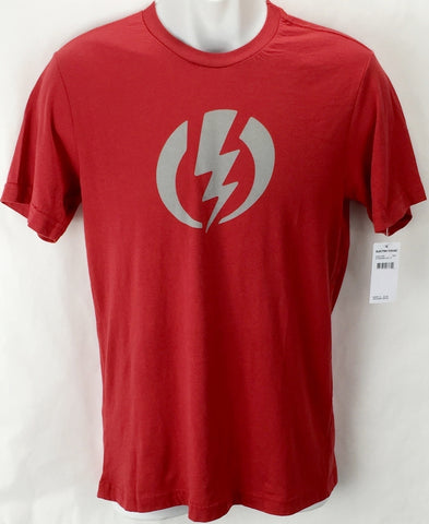 NEW Electric Standard Volt Red Mens Small Snow Skate Cotton Tee Shirt Msrp$22