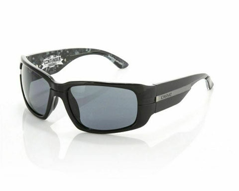 NEW Carve Contender Black Polarized Mens Sport Wrap Sunglasses