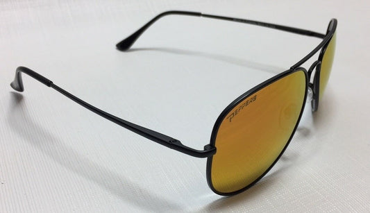 NEW Peppers Eyewear Freeway Black Red Mirror Aviator Polarized Sunglasses Ret
