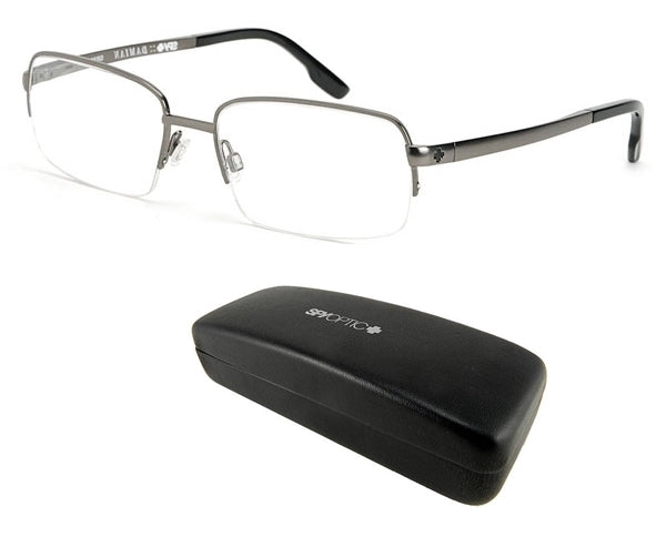 New Spy Optic Damian (54 17 135) Grey Mens Prescription Eyeglass Frames Msrp$160