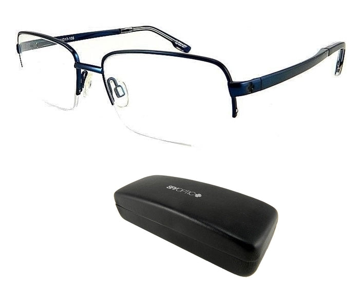 New Spy Optic Damian (54 17 135) Navy Blue Mens Rx Eyeglasses Frames Msrp$160