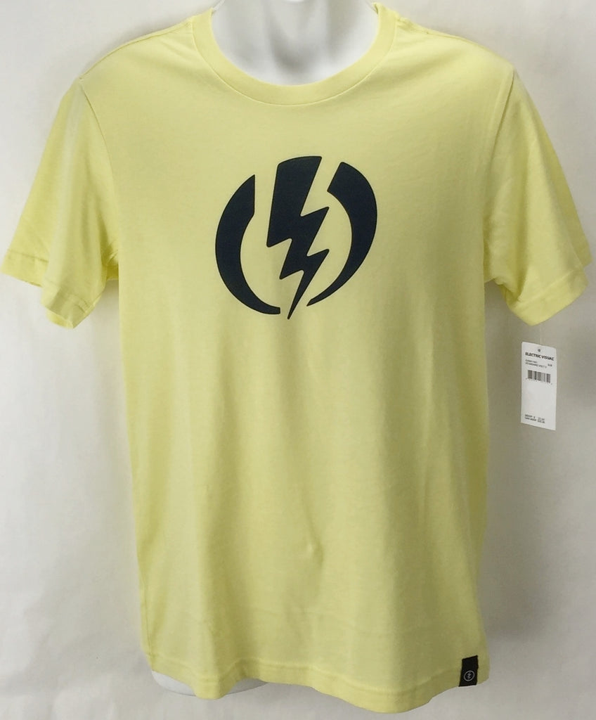 NEW Electric Standard Volt Yellow Mens Medium Snow Skate Cotton Tee Shirt Ret$22